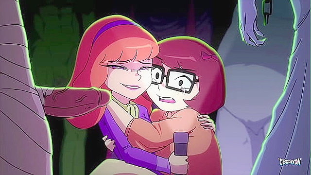 Animated hentai featuring hot characters in a steamy music scene