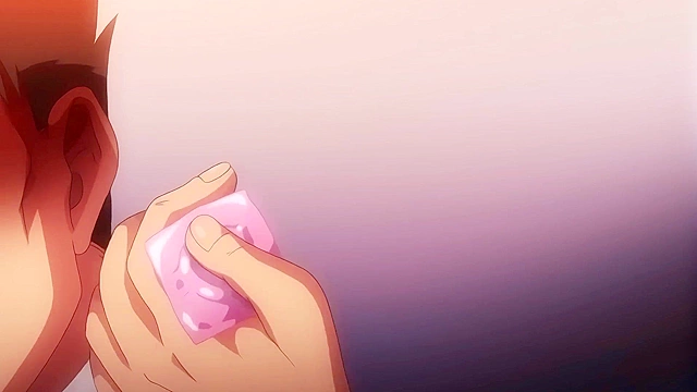 Tomboy cheats with a stranger while her bf rests; intense hentai action awaits