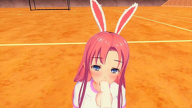 Cute Bunny Girl Teases Her Toy In 3D Hentai Fantasy World