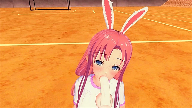 Cute Bunny Girl Teases Her Toy In 3D Hentai Fantasy World