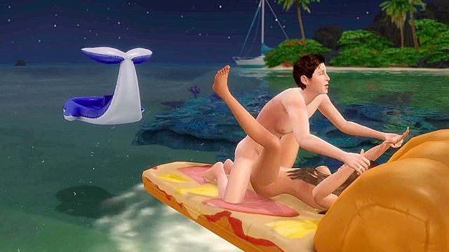 Shawna & Camila Get Naughty On Their Beach Vacation This Summer Night