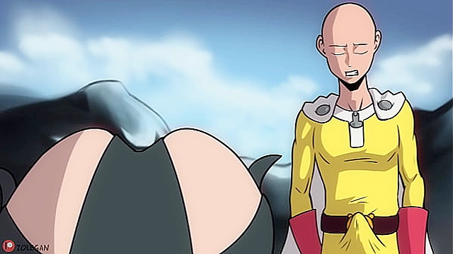 Crazy Hentai Action – Tatsumaki Takes On Superhero Saitama In Bed
