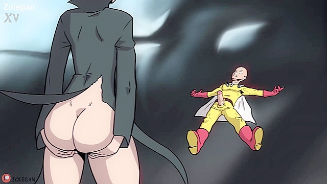 Crazy Hentai Action – Tatsumaki Takes On Superhero Saitama In Bed