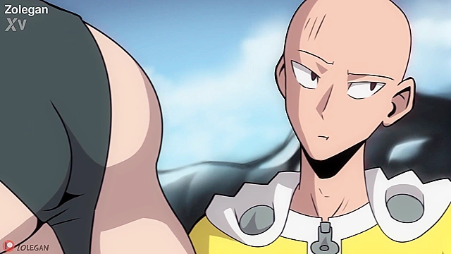 Crazy Hentai Action – Tatsumaki Takes On Superhero Saitama In Bed