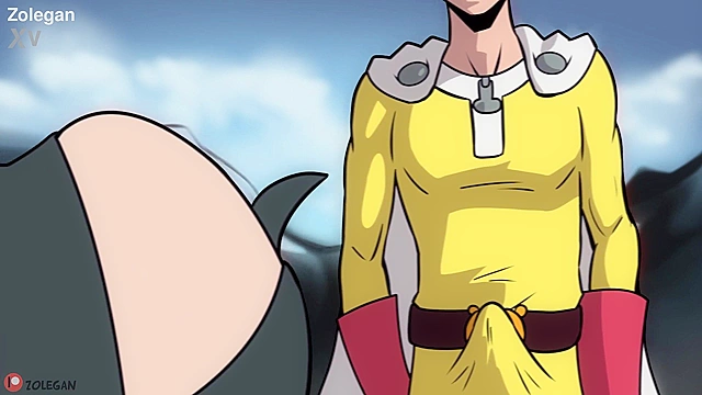 Crazy Hentai Action – Tatsumaki Takes On Superhero Saitama In Bed