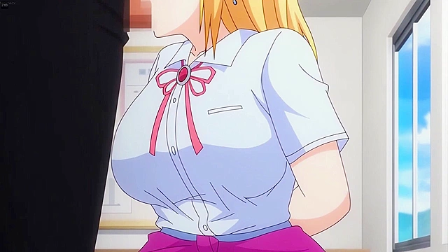 Teacher seduces a cute student who can't resist his advances at school