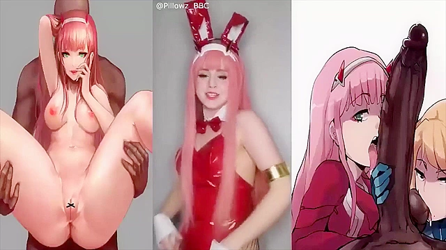 Huge BBC Action with Hot Anime Characters in Extreme Scenes