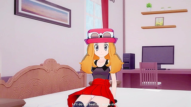 Pokémon 3D hentai adventure – Clemont discovers love with his perfect match – Serena!