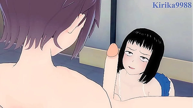 Intense passion with Tome Kurata from Mob Psycho 100 universe explored deeply