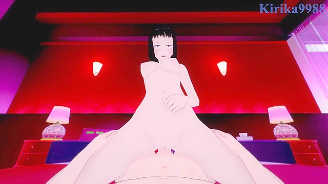 Intense passion with Tome Kurata from Mob Psycho 100 universe explored deeply