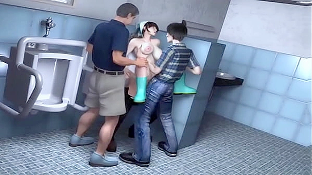 Big-boobed MILF cleaner gets naughty with a horny college student today