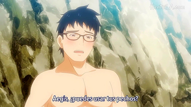 Blonde babe gets naughty with her toy by the seaside