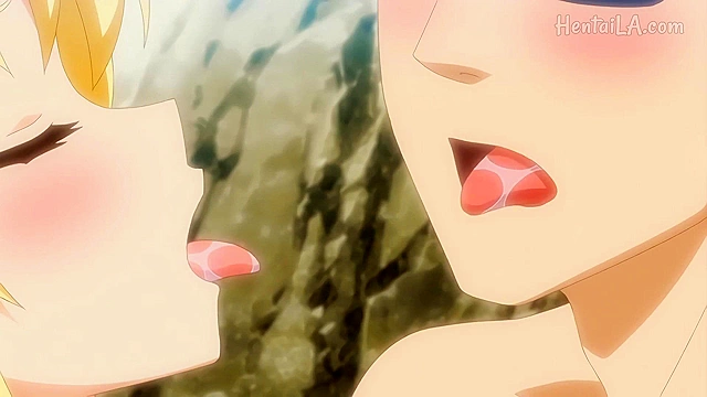 Blonde babe gets naughty with her toy by the seaside