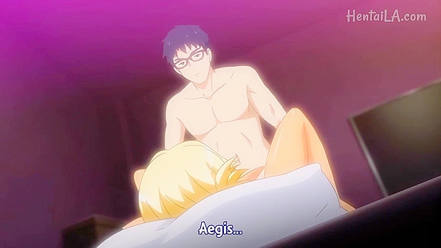 Blonde babe gets naughty with her toy by the seaside