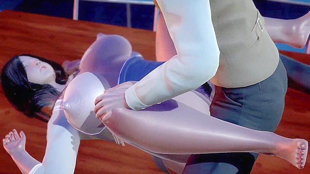 Office Girl Gets Naughty with Boss in Anime World