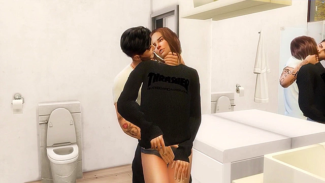 Begging Brunette Gets Fucked Raw for Climax - Anime Style Action Movie Sex