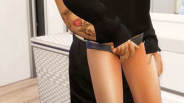 Begging Brunette Gets Fucked Raw for Climax - Anime Style Action Movie Sex