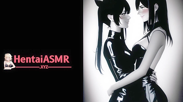 Lesbian lovers explore intimate kissing scenes together in hentai fantasies