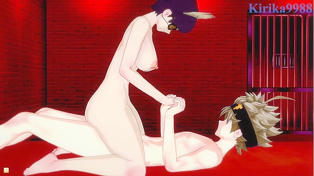 Intense passion with Mimosa, Vanica, and Asta from Black Clover world