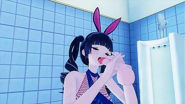 Busty Bunny Girl Gets Animated Action In This Hot 3D Hentai Scene
