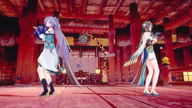 Hot Honkai Star Rail anime milfs & teens 3D action adventure scenes