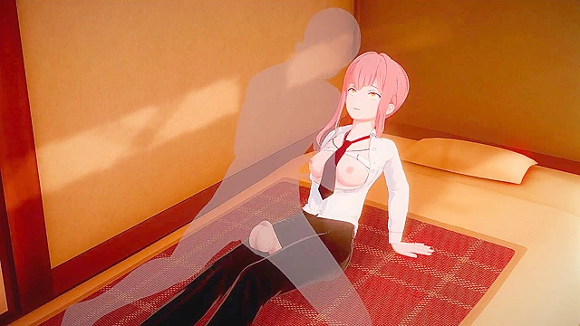 Miss Makima's erotic fantasies come true with intense penetration scenes