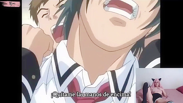 Adult Nini discovers forbidden hentai pleasure with Bible Black cap one part two encounter