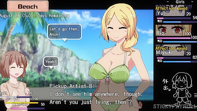 Step-sister with big tits seduces you for summer fun – get ready to fuck this blonde MILF