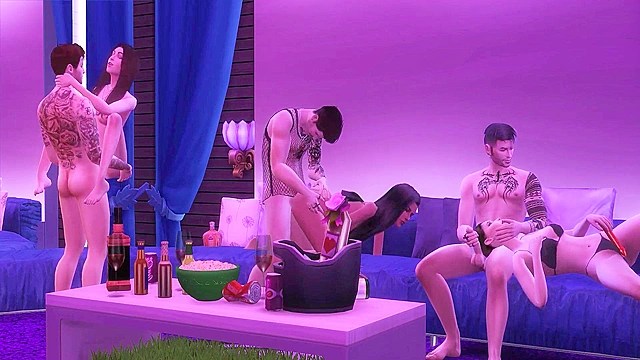 Gothic Gangbang Orgy Night In The Dark Zone