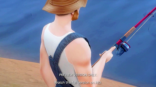 Sneaky Fisherman Snags Hot Catch in Steamy 3D Fantasy Action