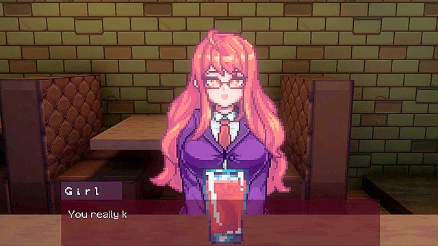 Manga Sprite Has Her Breasts Revered During the Lavatory Encounter