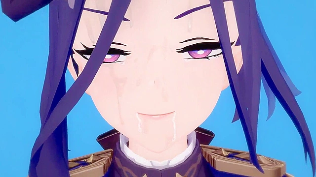 Clorinde craves your hard cock in this wild 3D hentai scene with a naughty babe