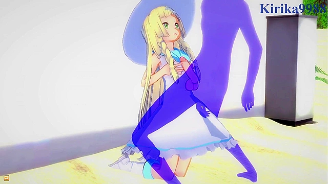 Intense action with Lillie and Jessie from Pokémon world fantasies