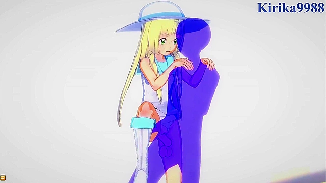Intense action with Lillie and Jessie from Pokémon world fantasies