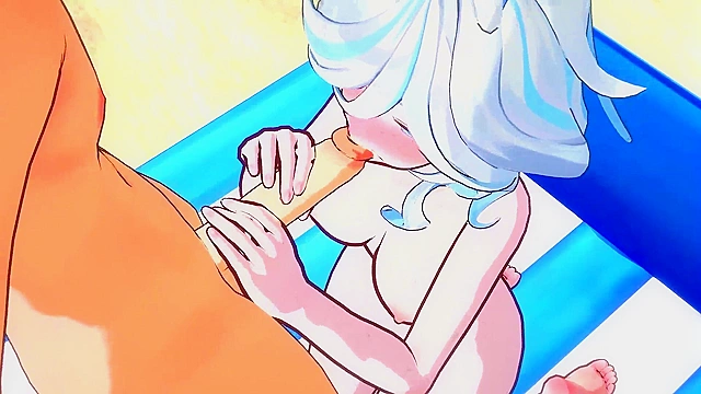 Furina's wild night with a desperate lover in Teyvat world action