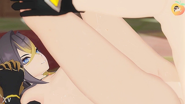Dehya from Genshin Impact enjoys a wild night of passion with her lover