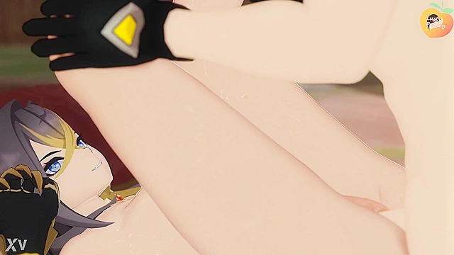 Dehya from Genshin Impact enjoys a wild night of passion with her lover