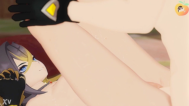 Dehya from Genshin Impact enjoys a wild night of passion with her lover