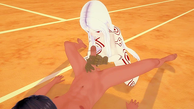 Shiro Gets Fucked Hard In Deadman Wonderland Anime Scene