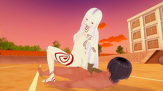 Shiro Gets Fucked Hard In Deadman Wonderland Anime Scene