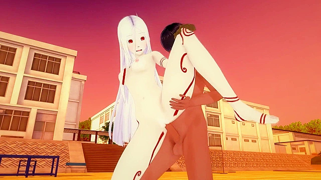 Shiro Gets Fucked Hard In Deadman Wonderland Anime Scene