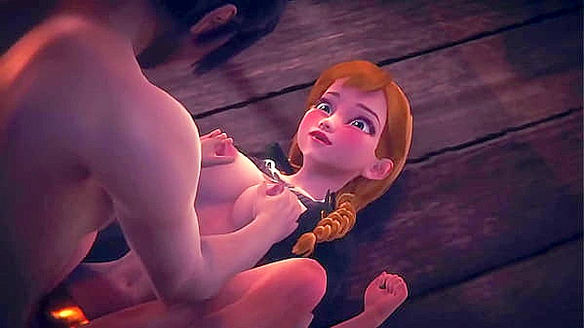 Anna's steamy frozen adventures unfold in this explicit anime erotica