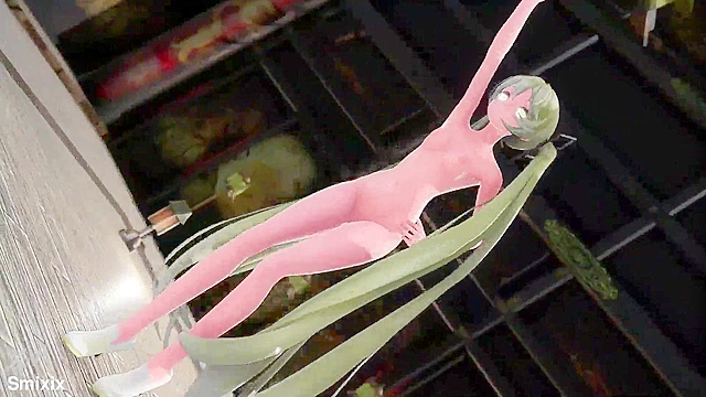 Blonde Hatsune Miku Dances and Has Fun with Explicit Sexual Movements in 3D Adult Clip