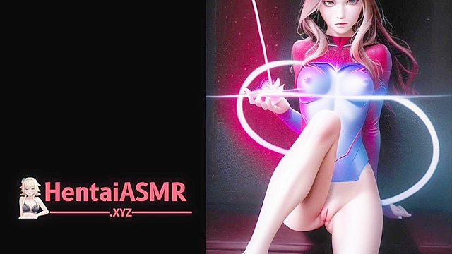 Anime Spellbinding Adventure with Seductive Scarlet Sorceress