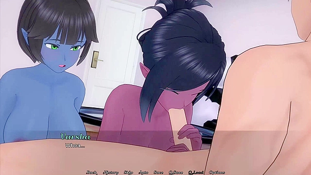 All Hot Sex Scenes from Demons of the Hearth Adult Game Action