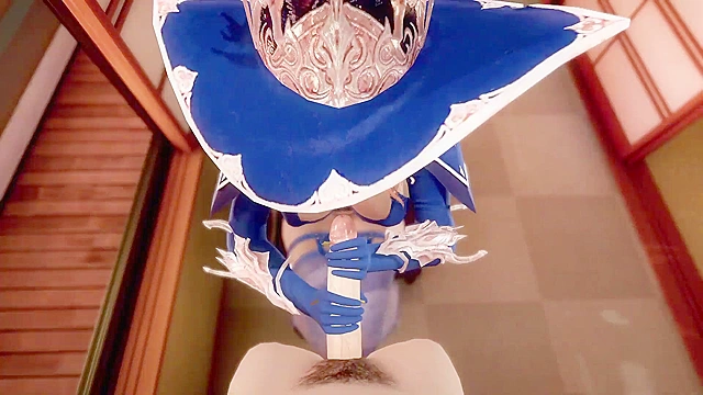 Lisa from Genshin Impact gets wild action in this hot 3D hentai animation video