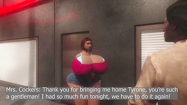 White MILF Teacher Screws Big Black Cock Outdoors 3D Hentai Video Showdown