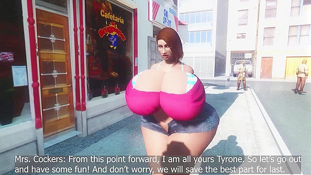 White MILF Teacher Screws Big Black Cock Outdoors 3D Hentai Video Showdown