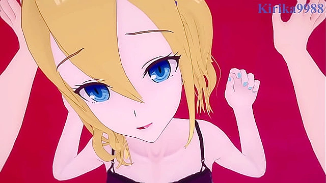 Intense Ai Hayasaka action from Kaguya-sama love scenes