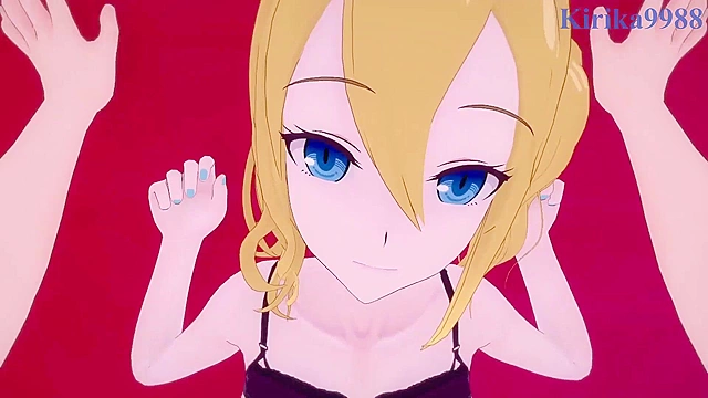 Intense Ai Hayasaka action from Kaguya-sama love scenes